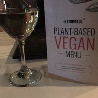 Wine + vegan = happiness  at Il Fornello - King St in Toronto