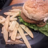 Vegan Tofu "Big Mac" at Le Voyage in Coron