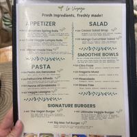 Menu may  at Le Voyage in Coron