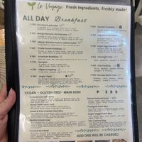 Menu may  at Le Voyage in Coron