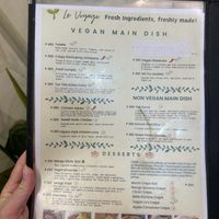 Menu may  at Le Voyage in Coron