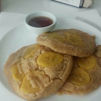 Vegan banana pancakes 😍😍 at Le Voyage in Coron