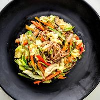 Soba Noodle Stir Fry at Le Voyage in Coron
