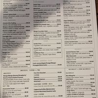 March 7th 2020 menu at Le Voyage in Coron