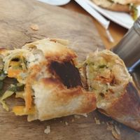 Vegan empanada at Pit Stop in Copacabana