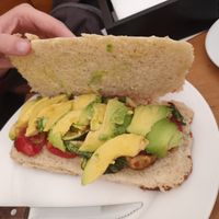Vegan sandwich at Pit Stop in Copacabana
