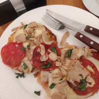 Veggie breakfast toast (fresh bread, but no fresh mushrooms though) at Pit Stop in Copacabana