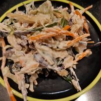 Crunchy slaw at YO! Sushi in Cardiff