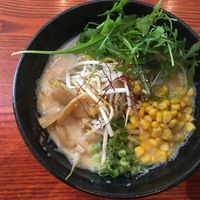 Vegetarian ramen at Ramen Djizan in Lyon