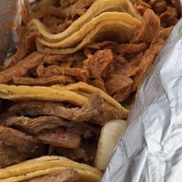 Fajita & Al pastor tacos at Nissi Vegan in Austin