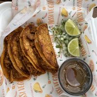 Birria Tacos  at Nissi Vegan in Austin