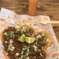 asada + chicharron at Nissi Vegan in Austin