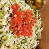 Nachos with picadillo at Nissi Vegan in Austin