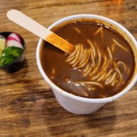 Biria ramen at Nissi Vegan in Austin