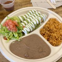 Flautas  at Nissi Vegan in Austin