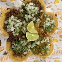 Taco plate (sub rice and beans for another taco)  at Nissi Vegan in Austin