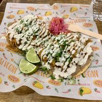 Chalupa Plate  at Nissi Vegan in Austin