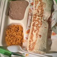 Burrito  at Nissi Vegan in Austin