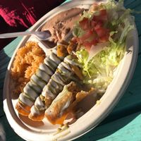 Delicious Flautas at Nissi Vegan in Austin