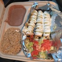 Amazing Flautas  at Nissi Vegan in Austin