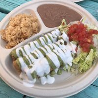 Flautas.  at Nissi Vegan in Austin