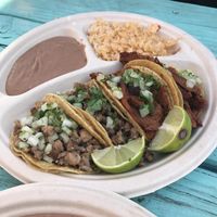 Tacos at Nissi Vegan in Austin