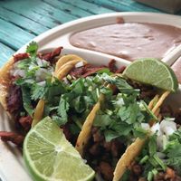 Best tacos I've had since going Vegan. Loved the queso as well. The men that run it are super sweet too.  at Nissi Vegan in Austin