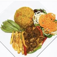 Veggie lamb platter 😎 at Veghada - Maybe closed in Philadelphia