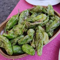 Pimenton del padron at Taberna De Nino in Lanzarote