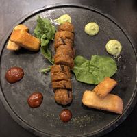 Linguiça vegana at Hey Joe in Fortaleza