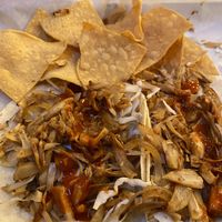 Jackfruit tacos (came with chips)  at Phat Boyz Wings & Sports Bar in Plymouth