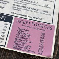 September ‘25 | Jacket Potatoes  at Franco's in Port Talbot