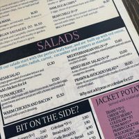 September ‘25 | Salads  at Franco's in Port Talbot