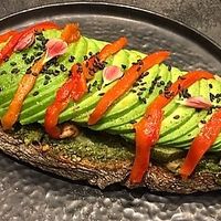 Vegan roast toast  at The Avocado Show in Brussels