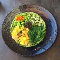 Mama Mango Poke Bowl (vegan) at The Avocado Show in Brussels