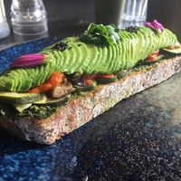 Vegan avo roast at The Avocado Show in Brussels