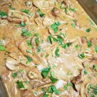 Strogonoff de cogumelos at Formosa in Londrina