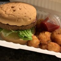No guilt burger and tots at St. Veg in Rockville