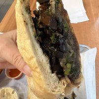 Flavor bomb pho dip sandwich   at St. Veg in Rockville