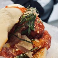 Vegan meatball sandwich   at St. Veg in Rockville