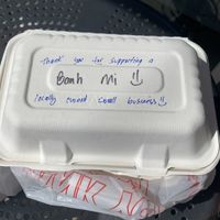 Paper containers. Support local! at St. Veg in Rockville