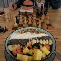 Spirulina bowl  at The Open Kitchen in Monteverde