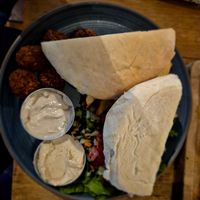 Falafel vegan at The Open Kitchen in Monteverde