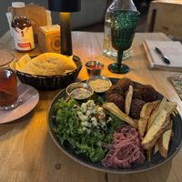 Falafel plate   at The Open Kitchen in Monteverde