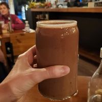 Cacao banana smoothie at The Open Kitchen in Monteverde