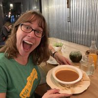 Aztec soup at The Open Kitchen in Monteverde