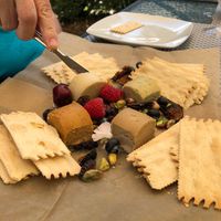 Cheese tasting box  at Planthropie in Birmingham