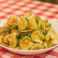 fried zucchini😋😋 at Taverna Kissos in Athens