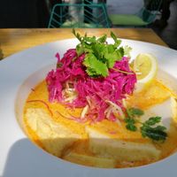 Vegan laksa at Greenhouse Asian Salads in Lane Cove