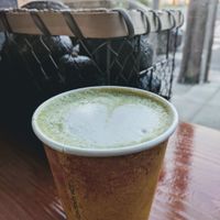 White matcha at Back Room in San Francisco